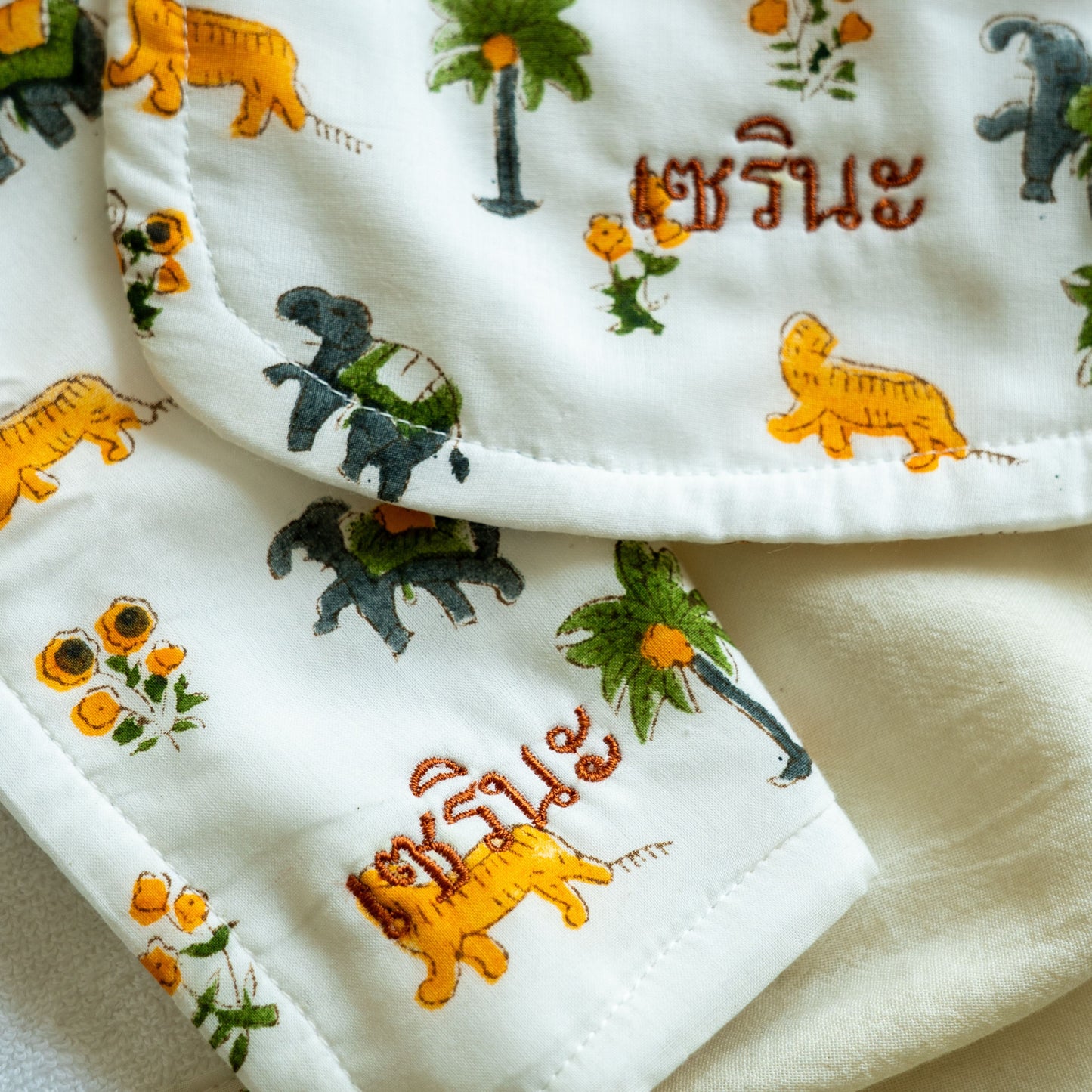 Custom Baby Bib & mini towel set