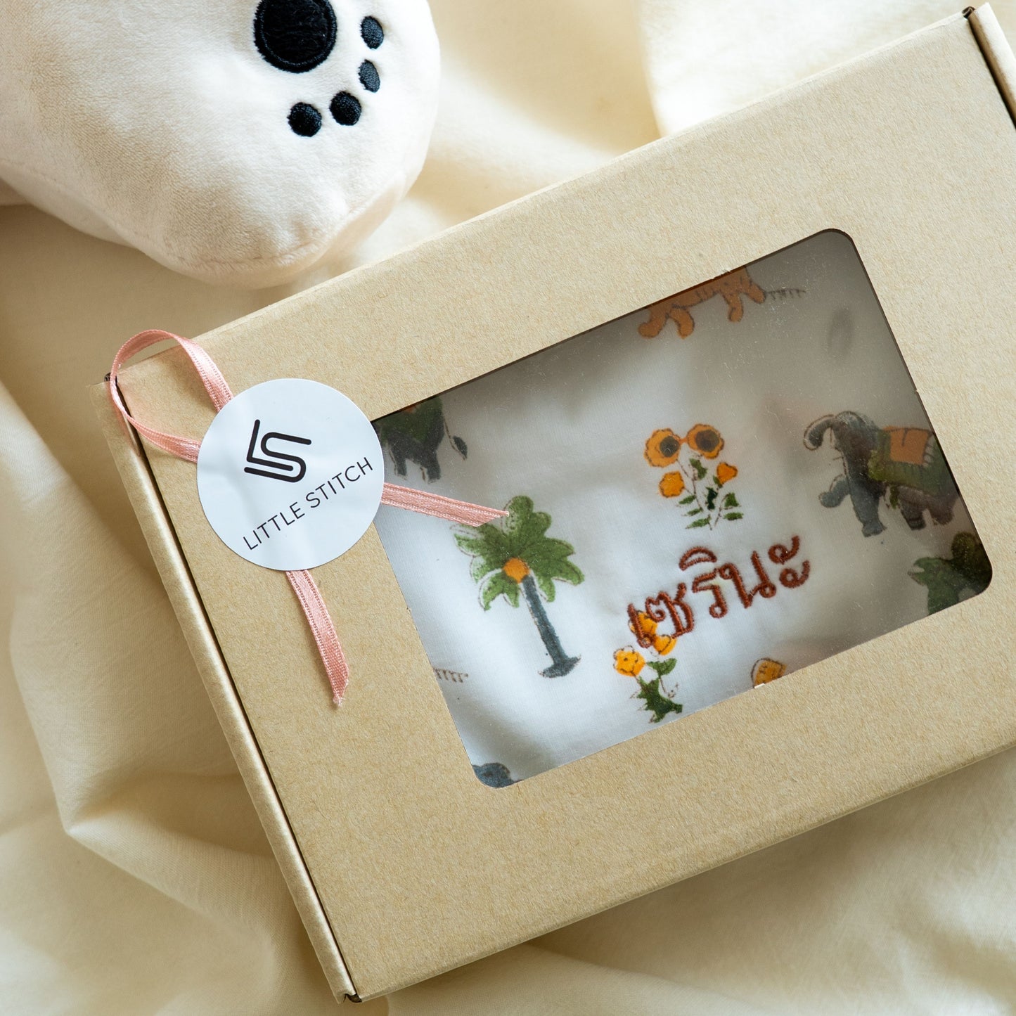 Custom Baby Bib & mini towel set