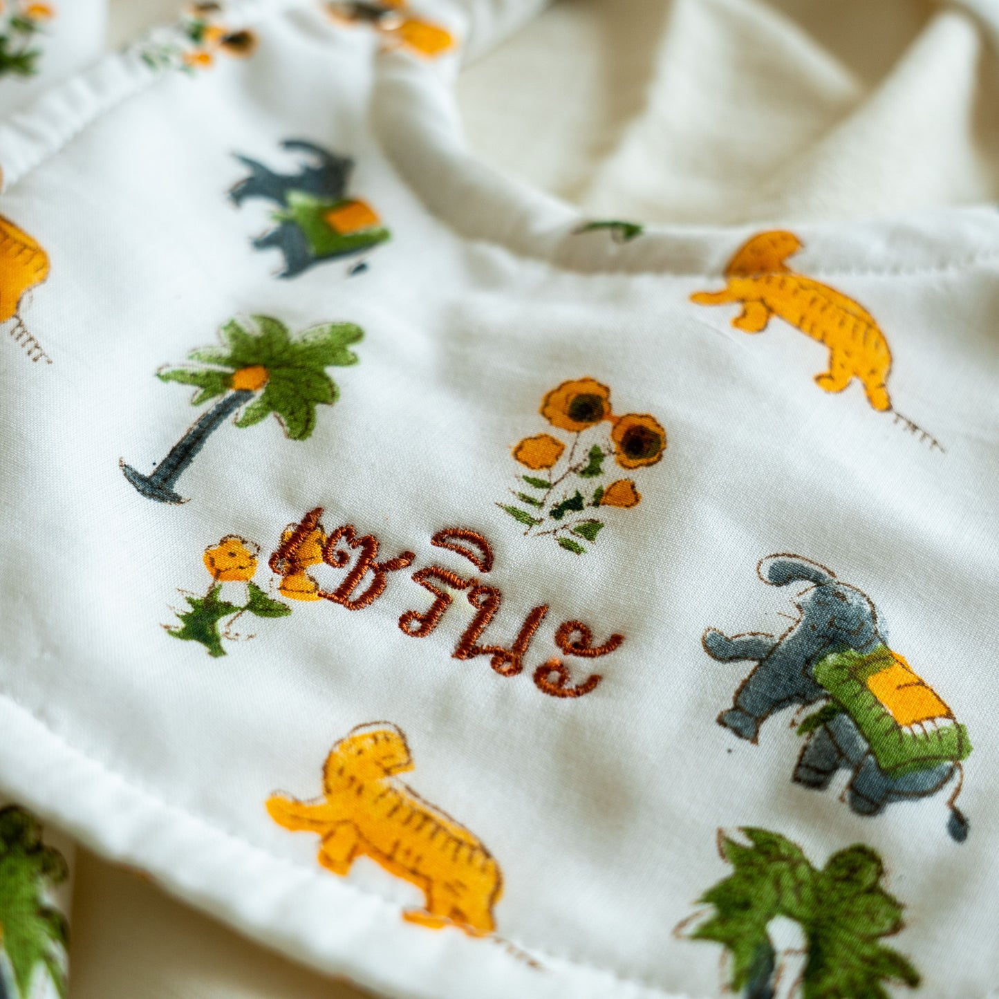 Custom Baby Bib & mini towel set