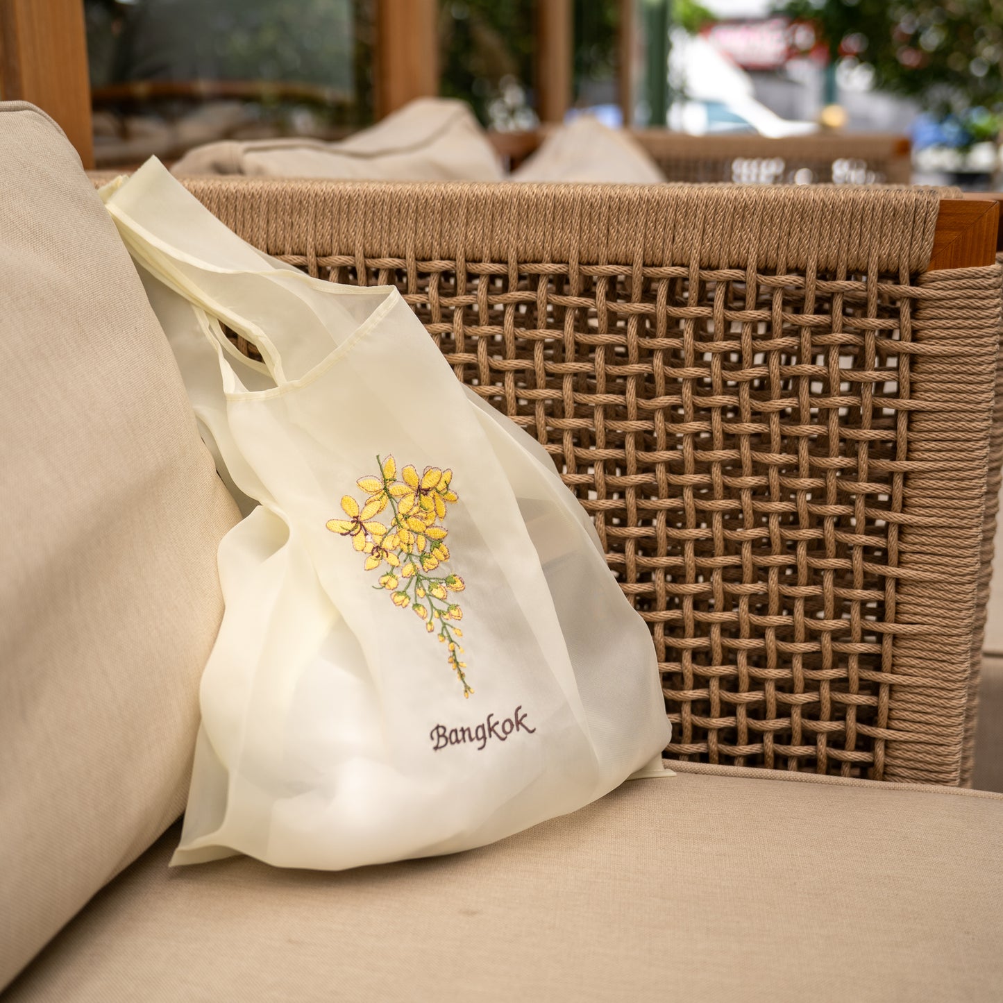 Organdy bag Golden Shower