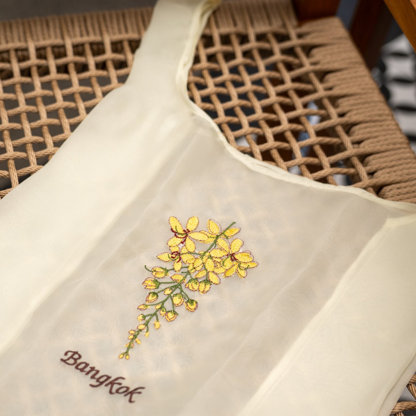 Organdy bag Golden Shower
