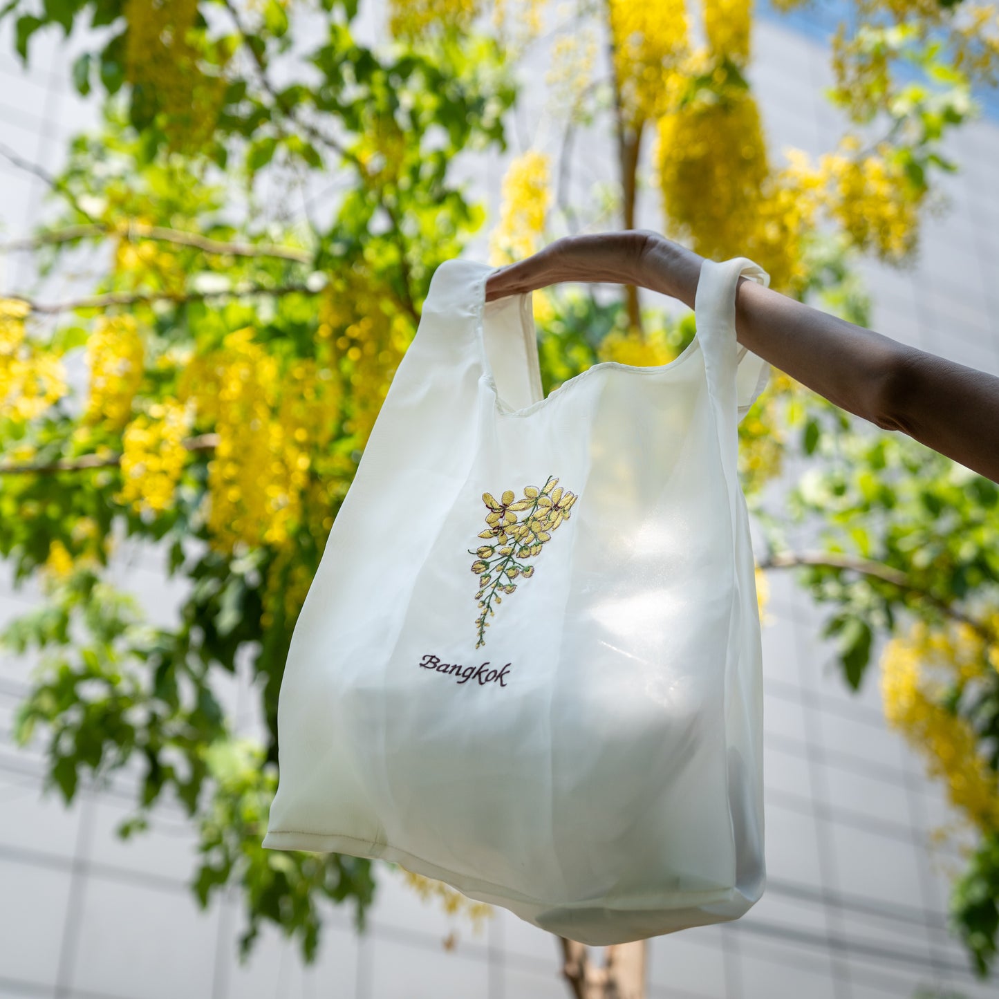 Organdy bag Golden Shower