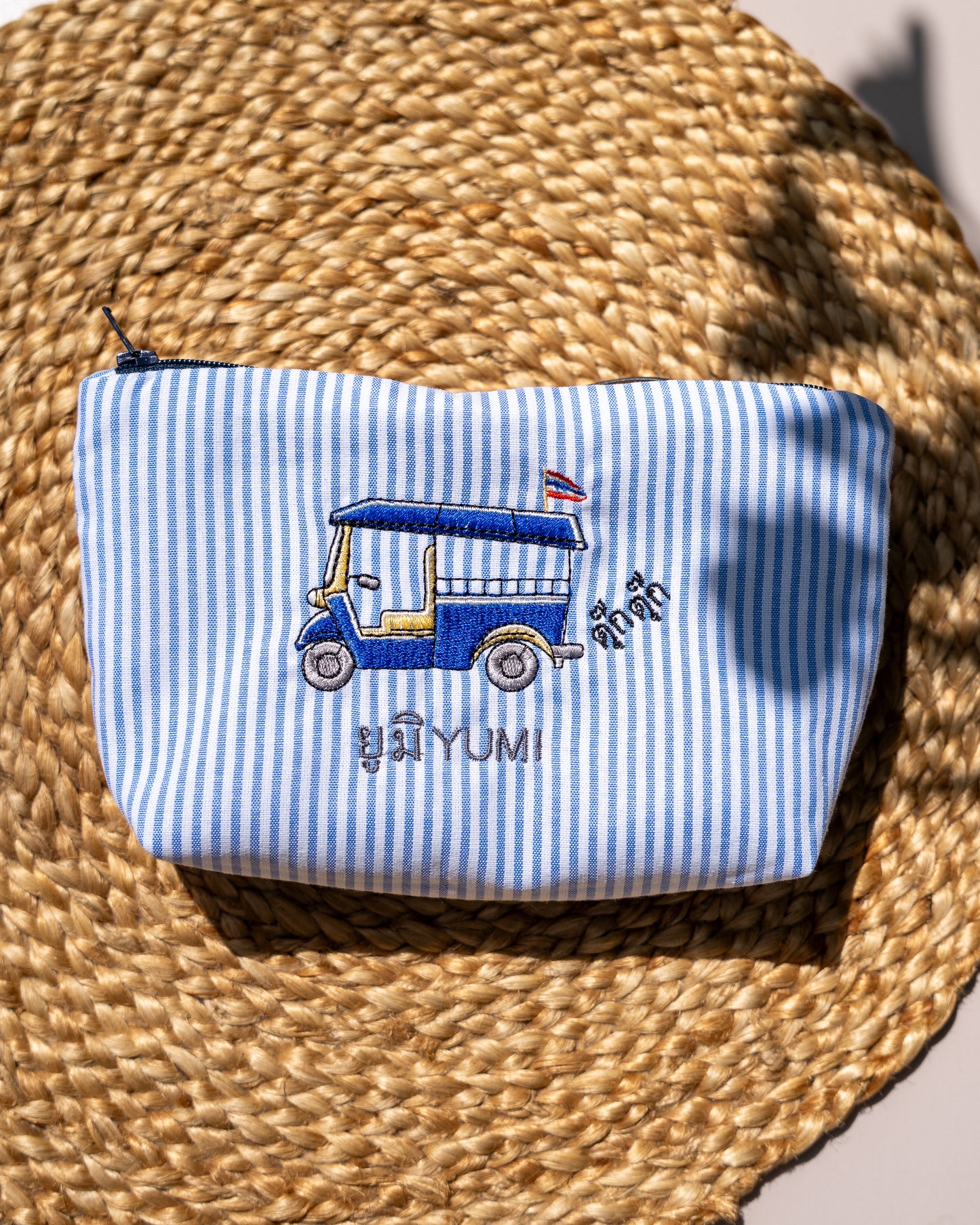 Stripe customize pouch  TUKTUK