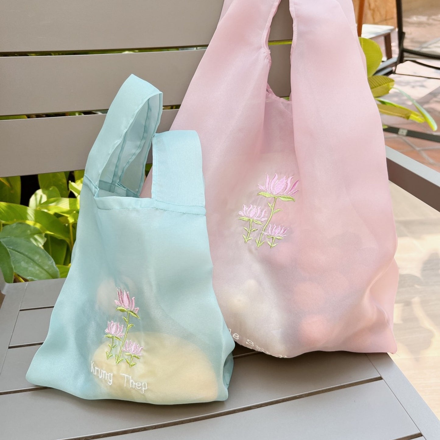 Get ready soon organdy Lotus Eco Bag