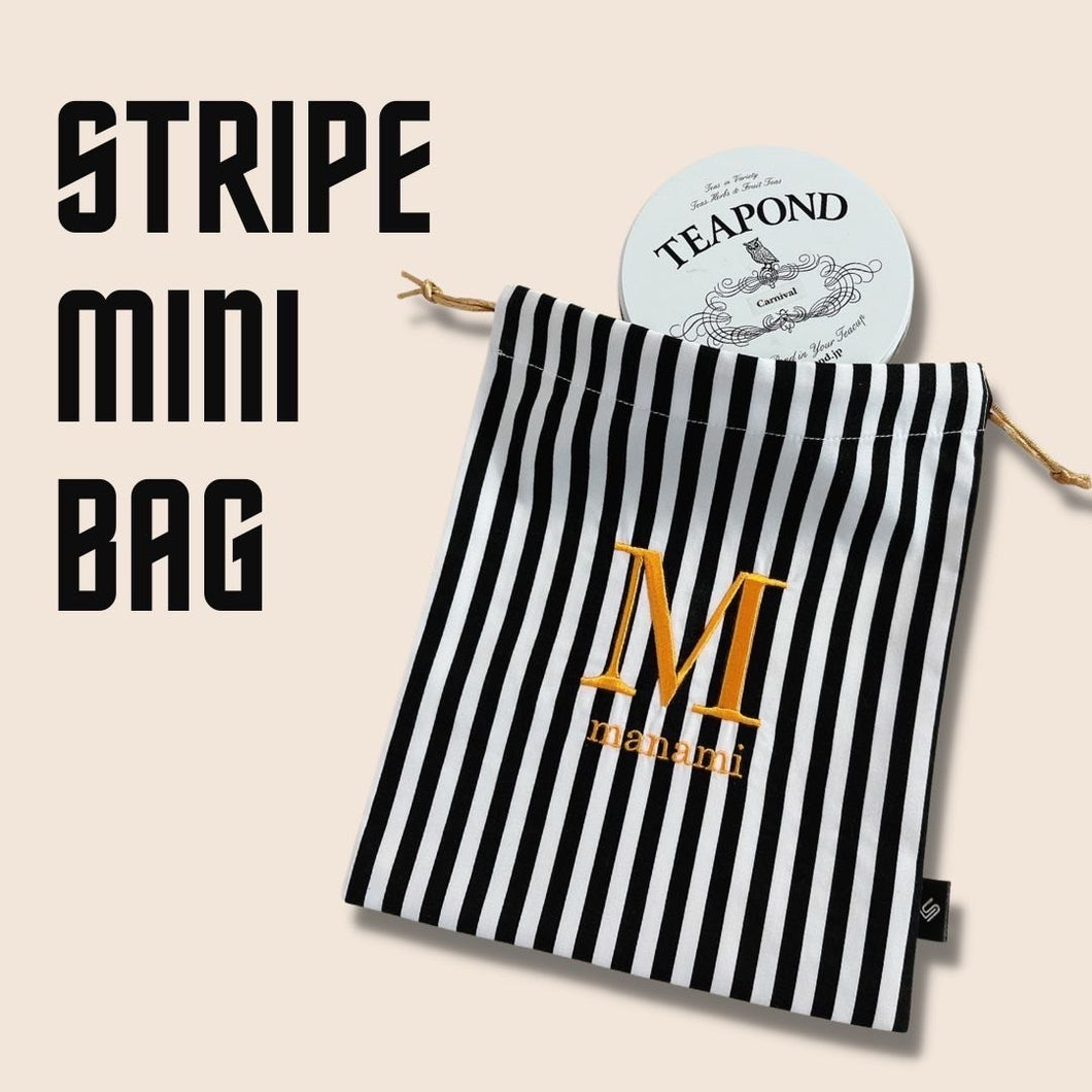 Stripe mini bag