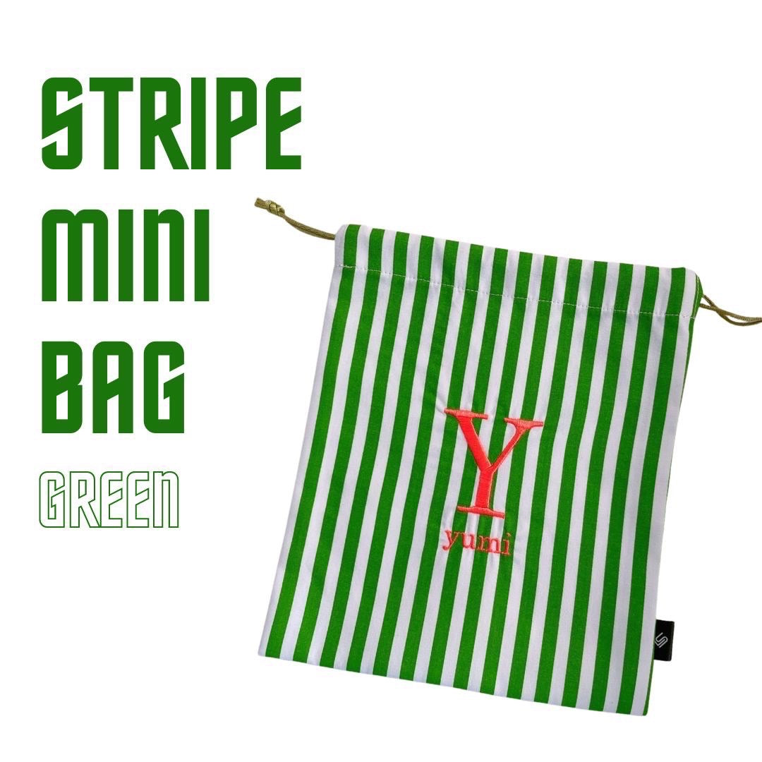 Custom Stripe mini bag